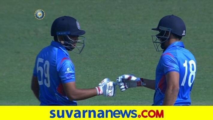 Syed Mushtaq Ali Trophy Final Karnataka Set 152 runs target to Tamil Nadu in Delhi kvn Syed Mushtaq Ali Trophy Final Karnataka Set 152 runs target to Tamil Nadu in Delhi kvn
