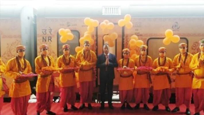 Madhya Pradesh news irctc ramayana circuit express dispute saints letter written to railway minister in Ujjain Madhya Pradesh news irctc ramayana circuit express dispute saints letter written to railway minister in Ujjain