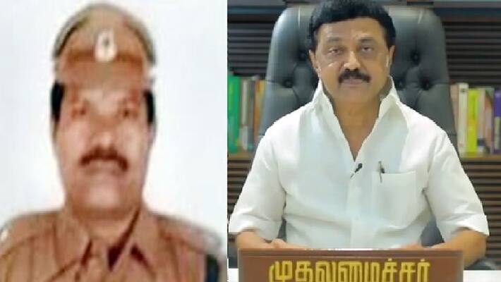 cm salin said 50 lakh will be given to the family of vehicle inspector Kanagara cm salin said 50 lakh will be given to the family of vehicle inspector Kanagara