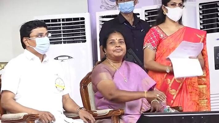 Come and sit on the stage Vanathi .. invited by M.K Stalin .. BJP MLA happy. Come and sit on the stage Vanathi .. invited by M.K Stalin .. BJP MLA happy.