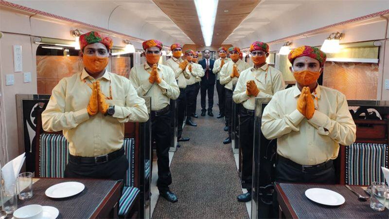 Indian Railways changes saffron uniform of Ramayan Express  staff  after Hindu seers objected mnj