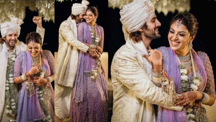 Anushka Ranjan Kapoor And Aditya Seal wedding outfits pics viral Anushka Ranjan Kapoor And Aditya Seal wedding outfits pics viral