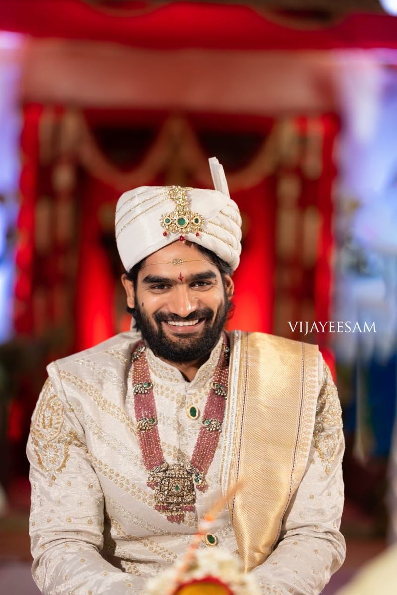 new couple karthikeya lohitha looks adorable marriage photos goes viral