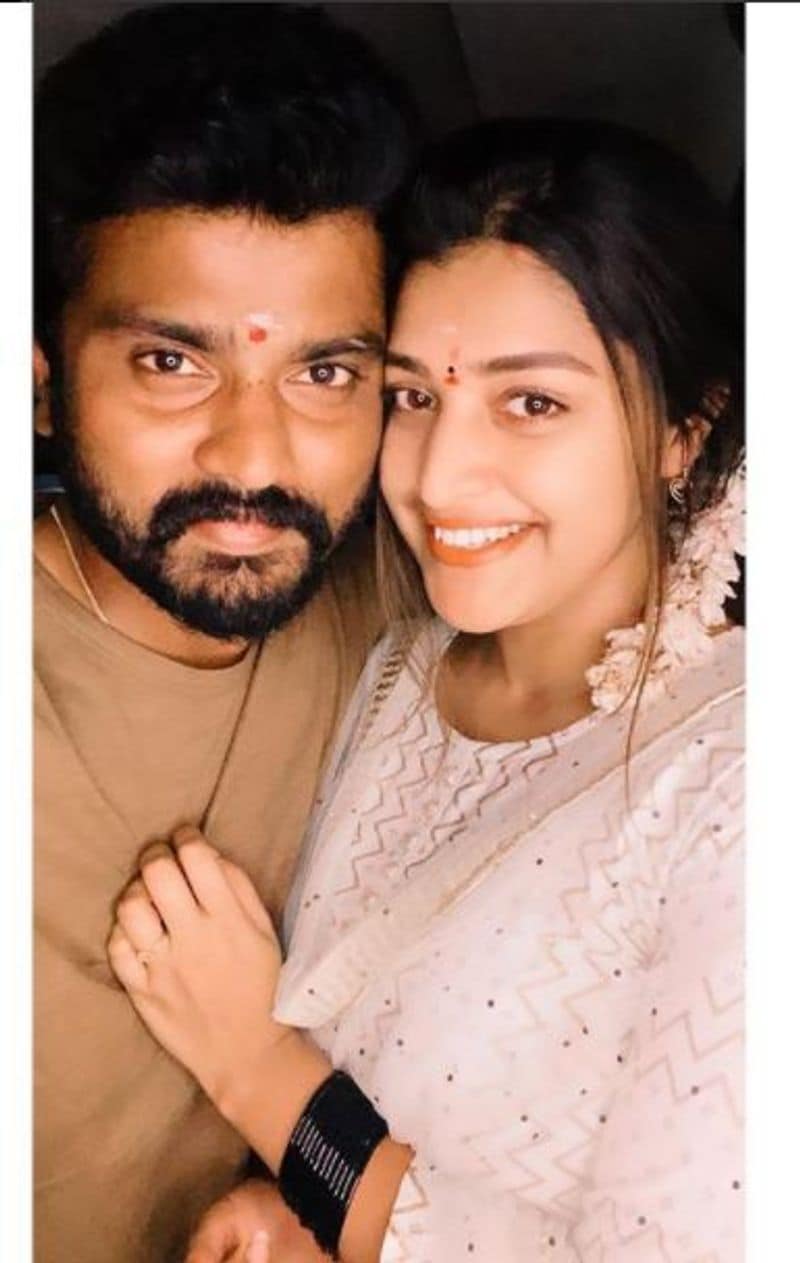 Kannada actress Shreya Anchan and tamil actor Sidhu Sid get married in Chennai vcs