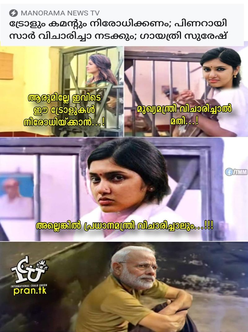 Troll against Gayatri Suresh s demand to ban trolls
