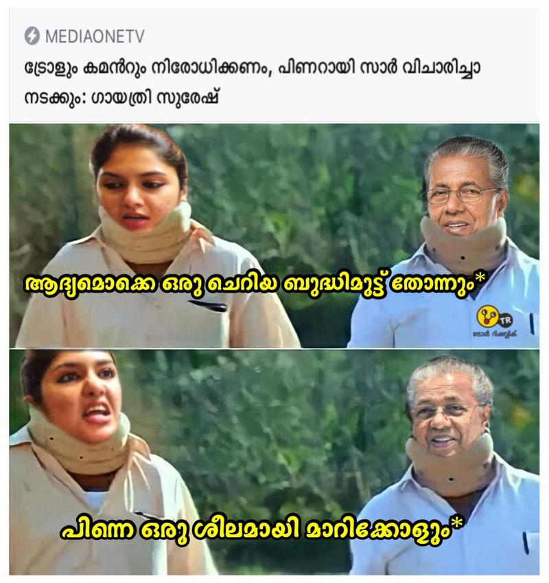 Troll against Gayatri Suresh s demand to ban trolls