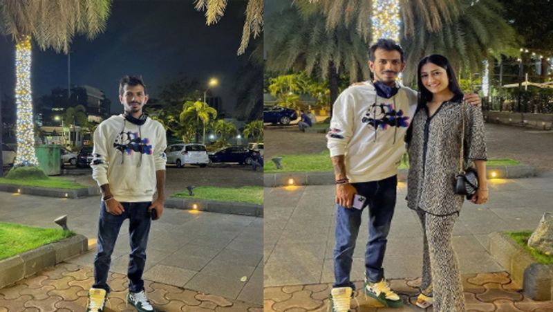 Yuzvendra Chahal Shares photo with wife Dhanashree Verma, fans compare him with 10 rs. pepsi dva