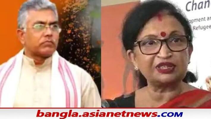 TMC Leader Chandrima Bhattacharya attacks Dilip Ghosh on Saayoni Ghosh and Delhi protest Issue RTB TMC Leader Chandrima Bhattacharya attacks Dilip Ghosh on Saayoni Ghosh and Delhi protest Issue RTB