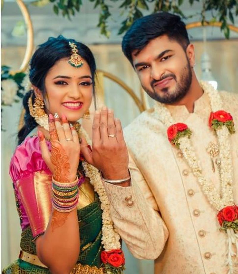 Kannada Lakshmi baramma fame Rashmi Prabhakar gets engaged to Nikhil vcs