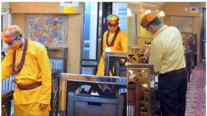 Ramayan Express Staff's Saffron Uniform Changed After Seers Protest Ramayan Express Staff's Saffron Uniform Changed After Seers Protest