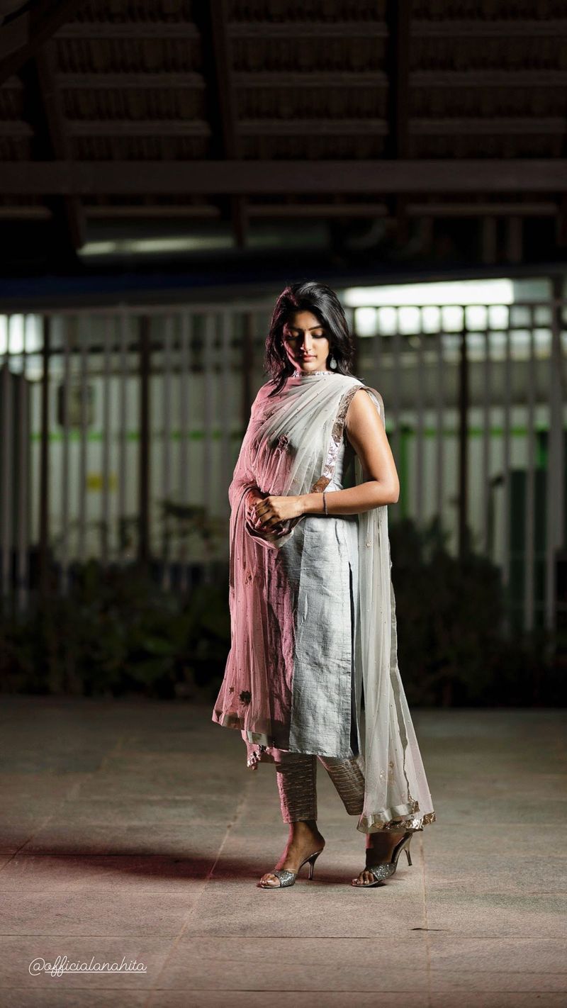 eesha rebba in whight dress hot poses like sunny leon netizens comments viral