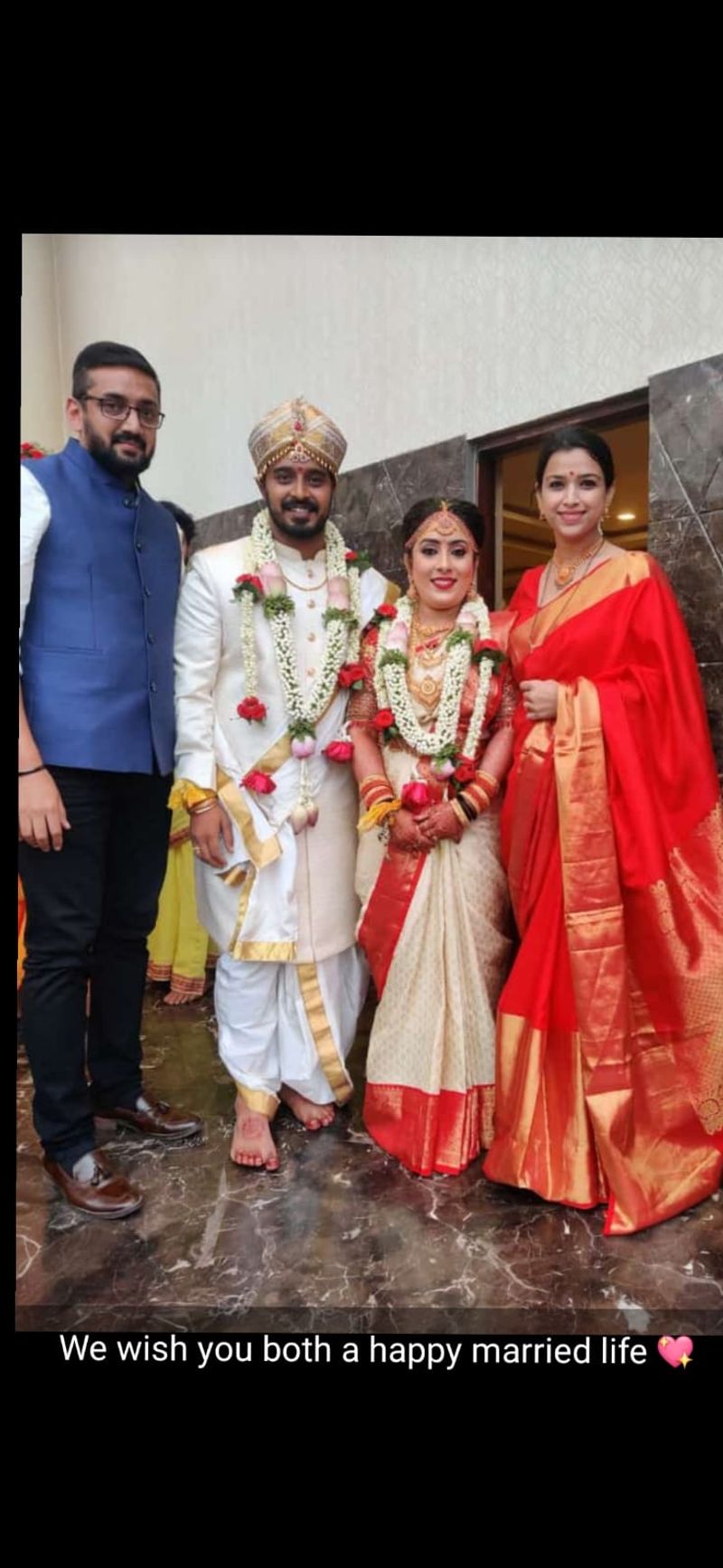 Kannada actor Pankaj Narayan gets hitched with Rakshitha in mysore vcs