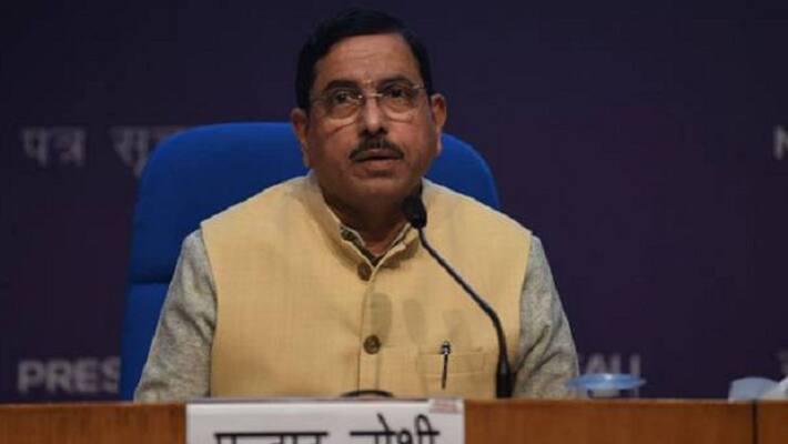 Union Minister Pralhad Joshi Talks Over Mahadayi Water Project gvd Union Minister Pralhad Joshi Talks Over Mahadayi Water Project gvd