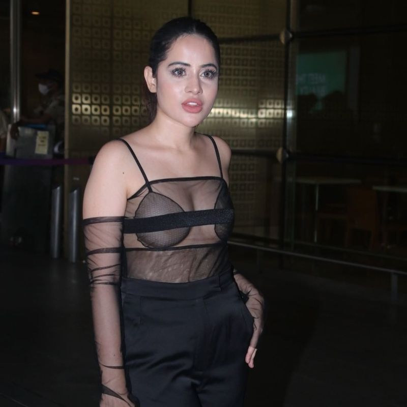Bollywood Actress Urfi Javed gets trolled for her see through outfit mah