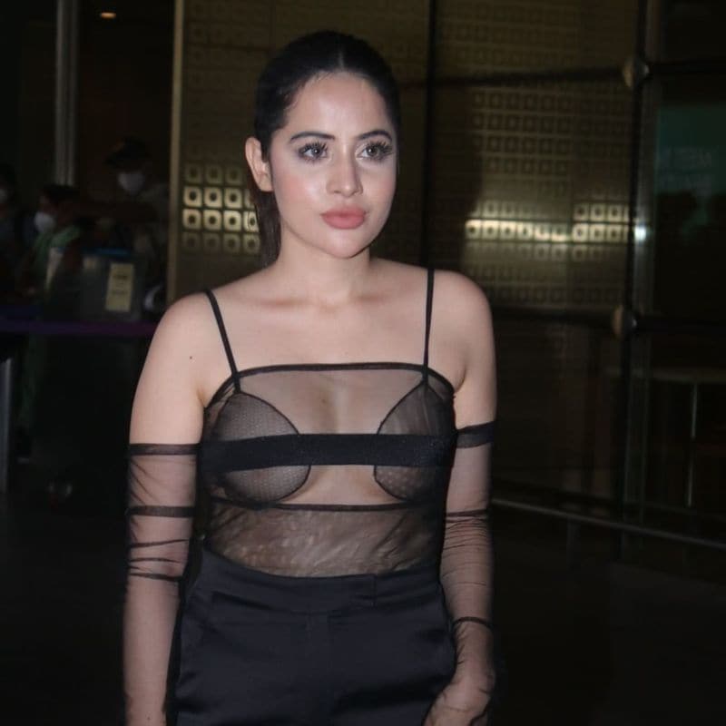Bollywood Actress Urfi Javed gets trolled for her see through outfit mah