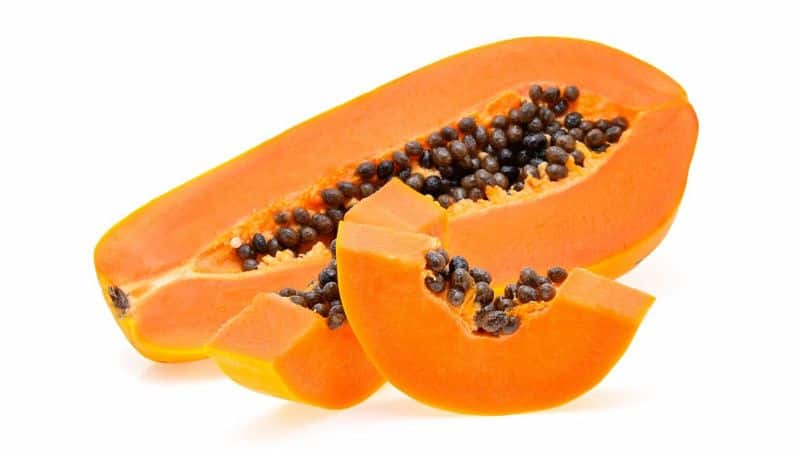 papaya helps to reduce body fat