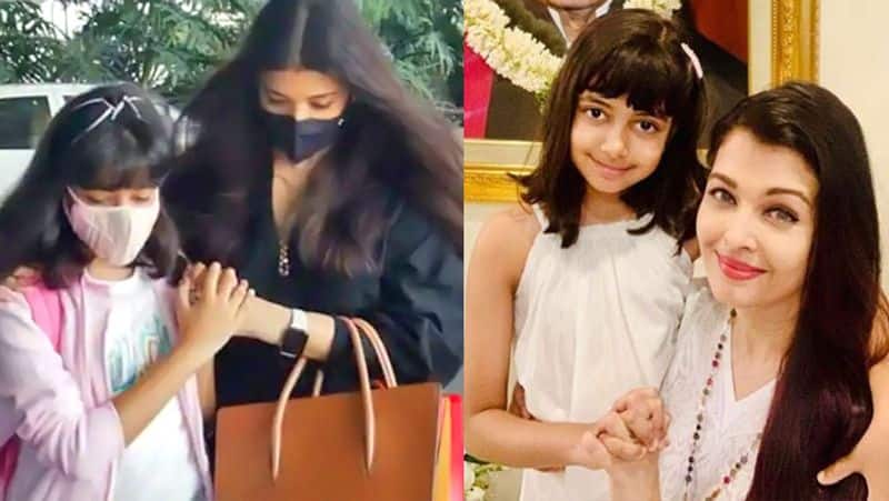 Aaradhya who rapped like a model when she saw the camera viral video