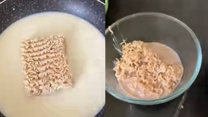 food blogger experiments maggi noodles with milk and chocolate sauce food blogger experiments maggi noodles with milk and chocolate sauce
