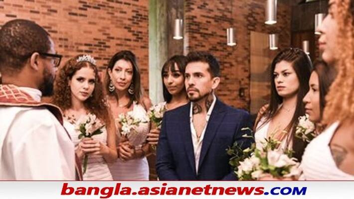 Brazil model marries 9 women for free love, protest against marriage ALB Brazil model marries 9 women for free love, protest against marriage ALB
