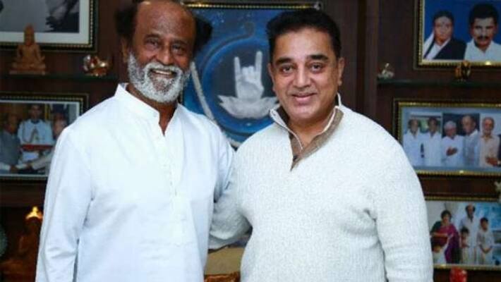 rajinikanth spoken over phone with kamal haasan inquires about his health condition rajinikanth spoken over phone with kamal haasan inquires about his health condition