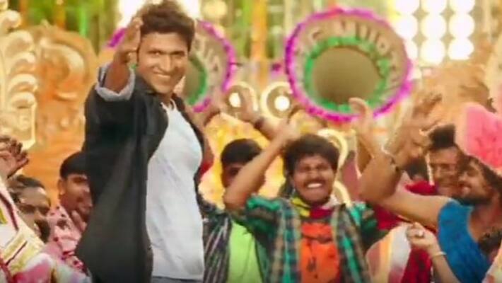 Puneeth Rajkumar Power Moves to RRR 'Naatu Naatu' song Puneeth Rajkumar Power Moves to RRR 'Naatu Naatu' song