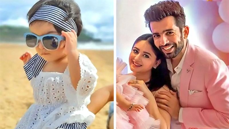 Balika Vadhu actress Mahi Vij Daughter Tara jumped with joy when seeing her father Jay Bhanushali on TV kpg