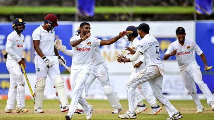Sl Vs WI: Srilanka Beat West Indies by 187 Runs In First Test Match Sl Vs WI: Srilanka Beat West Indies by 187 Runs In First Test Match