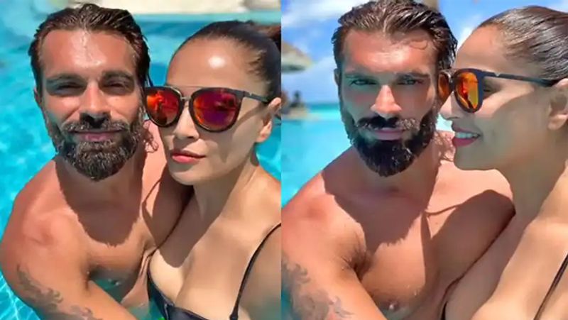 Bipasha Basu reached Mata Vaishno Devi with husband Karan Singh Grover, shared photos kpg