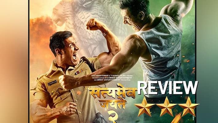 SATYAMEVA JAYATE 2 review: John Abraham delivers a power pack performance in this mass entertainer drb SATYAMEVA JAYATE 2 review: John Abraham delivers a power pack performance in this mass entertainer drb