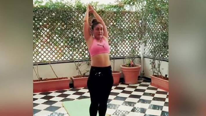 kareena kapoor shares yoga training video kareena kapoor shares yoga training video