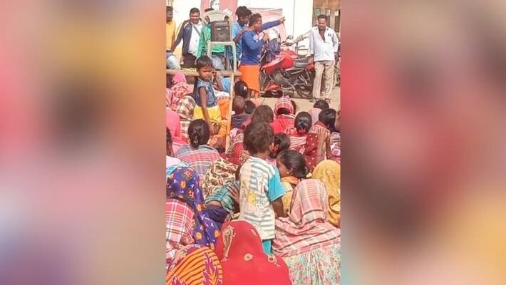tribal Villagers went for protest against coalmine project in Deocha bmm tribal Villagers went for protest against coalmine project in Deocha bmm