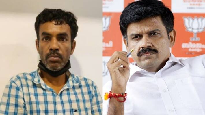 Man trespasses into BJP leader Sandeep G Varier home in Palakkad Arrested Man trespasses into BJP leader Sandeep G Varier home in Palakkad Arrested