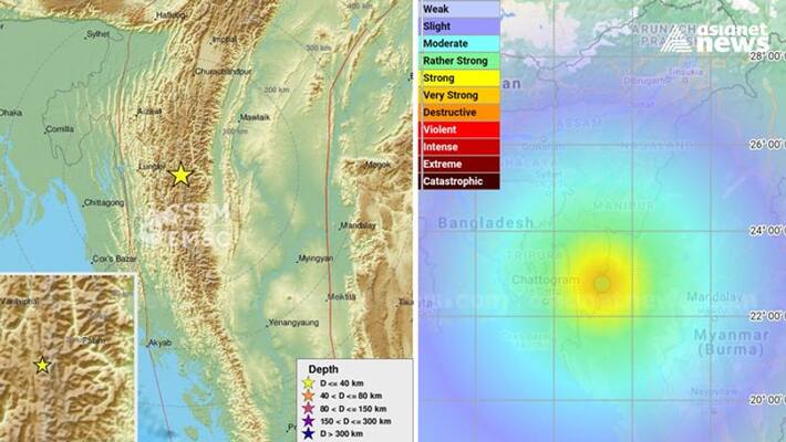 Earth Quake Felt in North Eastern states Richter scale reading above 6 Earth Quake Felt in North Eastern states Richter scale reading above 6