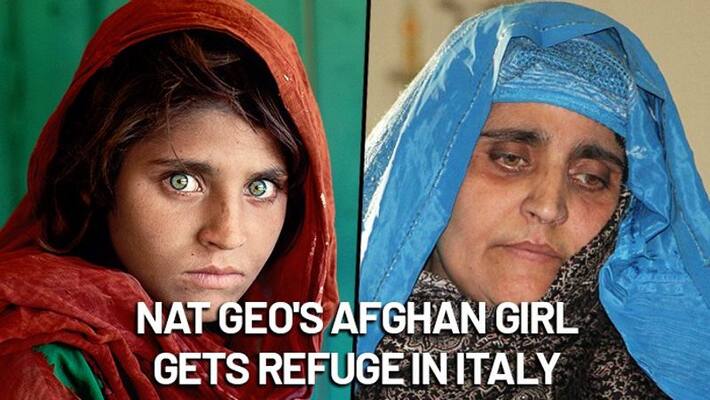 The Story Of Sharbat Gula Nat Geos Famous Green Eyed Afghan Girl Who Was Given Refuge In Italy 