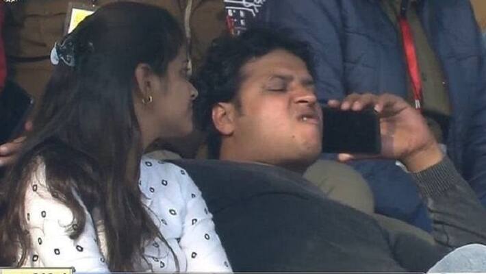 India vs New zealand test Hilarious Memes of Gutkha Chewing cricket fan During Kanpur match ckm India vs New zealand test Hilarious Memes of Gutkha Chewing cricket fan During Kanpur match ckm