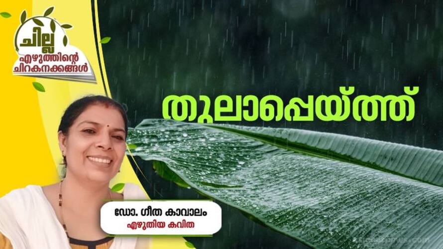 chilla malayalam poem by Dr Geetha Kavalam chilla malayalam poem by Dr Geetha Kavalam