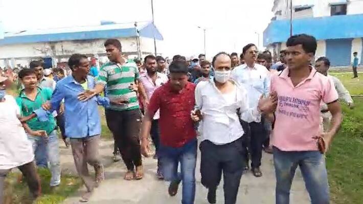 police arrested 6 BJP workers for beating a government official at Nandigram bmm police arrested 6 BJP workers for beating a government official at Nandigram bmm