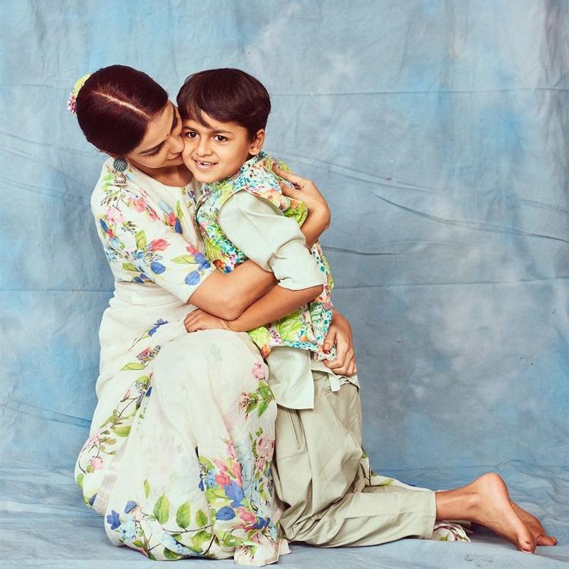 Genelia Photos with her sons