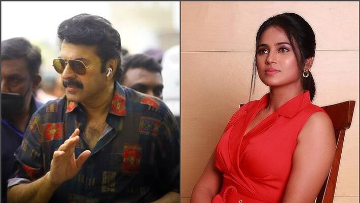 ramya pandian with mammootty in lijo jose pellisserys movie nanpakal nerathu mayakkam ramya pandian with mammootty in lijo jose pellisserys movie nanpakal nerathu mayakkam