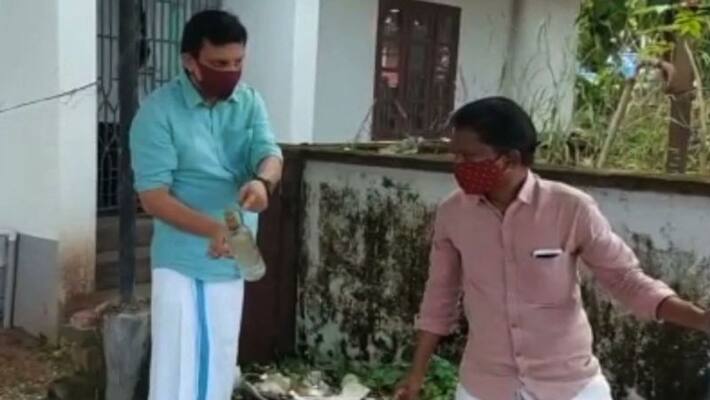 Minister Riyas visits Vadakara rest house found liquor bottles Minister Riyas visits Vadakara rest house found liquor bottles