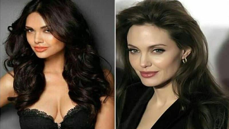 Esha Gupta looks like Hollywood actress Angelina Jolie kpg