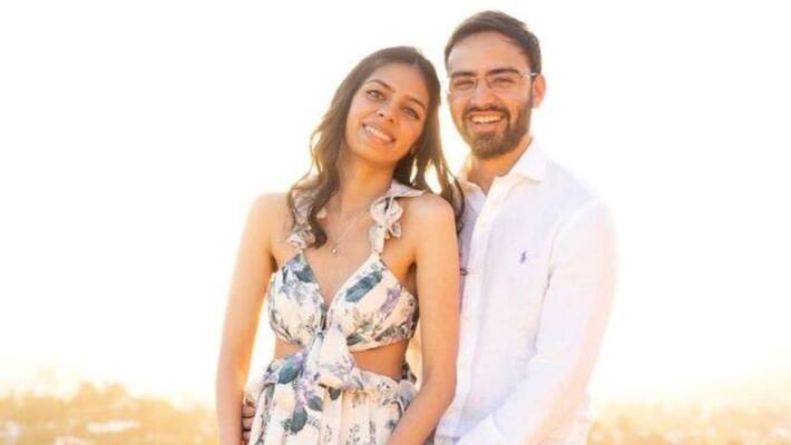 Mukesh Ambani's grandson got engaged to daughter of real estate tycoon Mukesh Ambani's grandson got engaged to daughter of real estate tycoon
