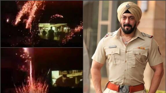 fans light fire crackers inside antim theatres salman khan raises objection fans light fire crackers inside antim theatres salman khan raises objection