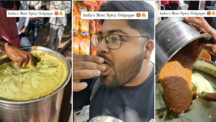 Food blogger tries India s spiciest golgappas in viral video Food blogger tries India s spiciest golgappas in viral video