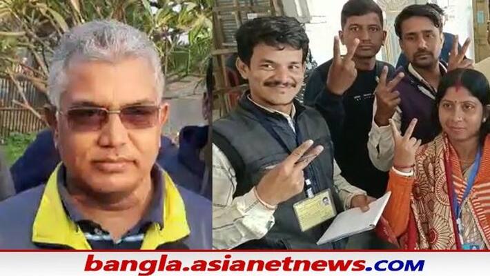 BJP leader Dilip Ghosh attacks TMC on Tripura Municipal Election results 2021 issue RTB BJP leader Dilip Ghosh attacks TMC on Tripura Municipal Election results 2021 issue RTB