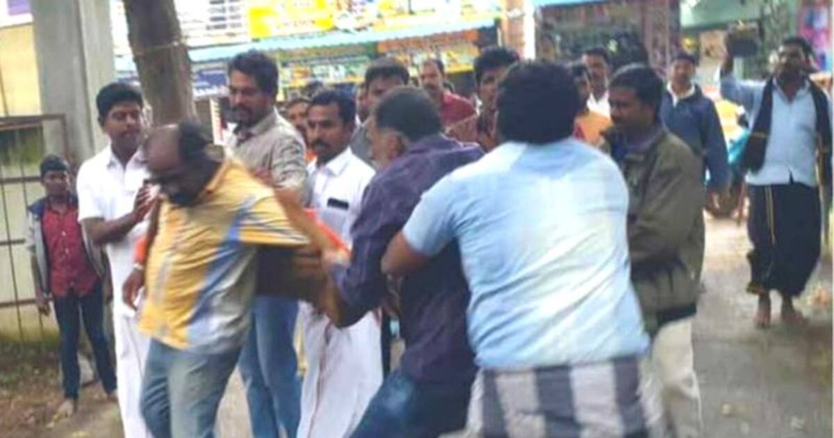 பாலியல் சீண்டலில் ஈடுபட்ட கராத்தே மாஸ்டர்...  தர்ம அடி கொடுத்து 'நையப்புடைத்த' பொதுமக்கள்...!