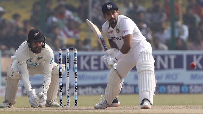 IND vs NZ, Debutant Shreyas Iyer credits to head coach Rahul Dravid for his batting success-mjs IND vs NZ, Debutant Shreyas Iyer credits to head coach Rahul Dravid for his batting success-mjs