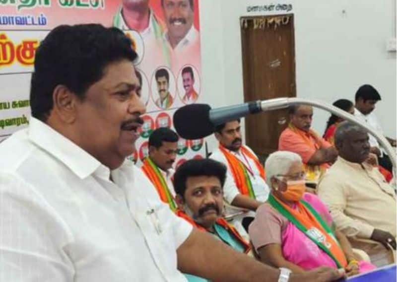 BJP Vice President KP Ramalingam arrested in connection with breaking the lock of Bharat Mata campus in Dharmapuri