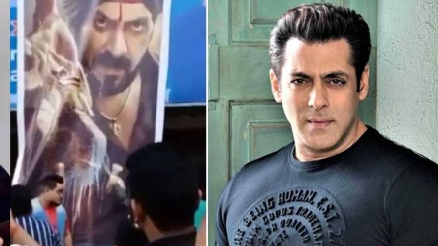 Salman Khan requests fans to not waste milk after they pour on Antim poster Salman Khan requests fans to not waste milk after they pour on Antim poster