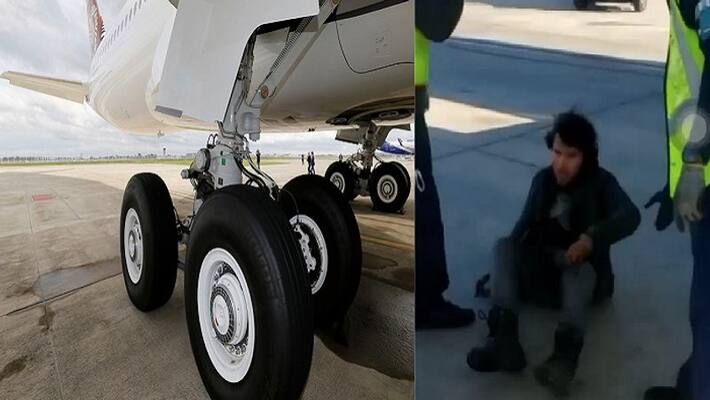 man found in planes landing gear, and Three hours journey at Miami airport man found in planes landing gear, and Three hours journey at Miami airport